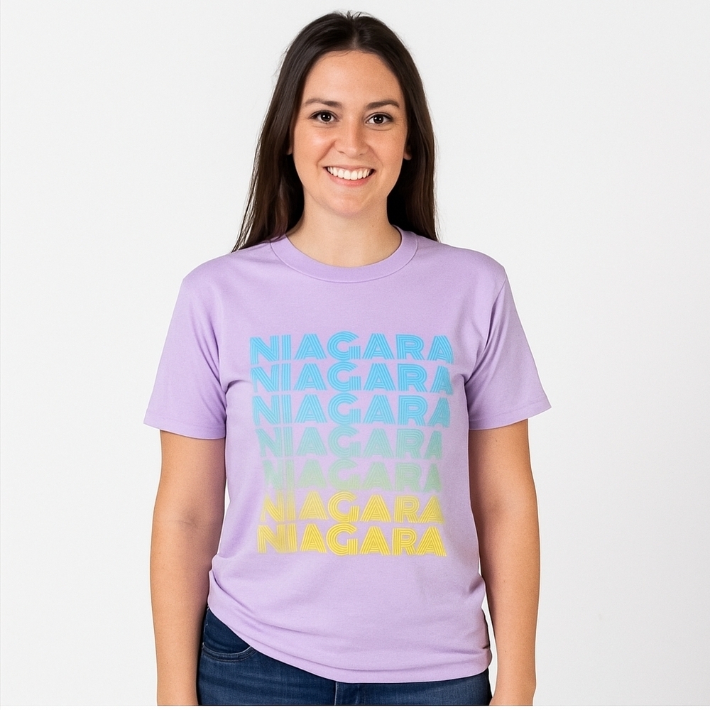 Comfort Colors Souvenir Niagara Pastel Purple T-shirt Size Med